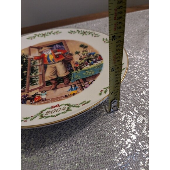 Lenox International Victorian Santa Christmas Ltd Ed Plate Collection Chile 2004 - Picture 10 of 12